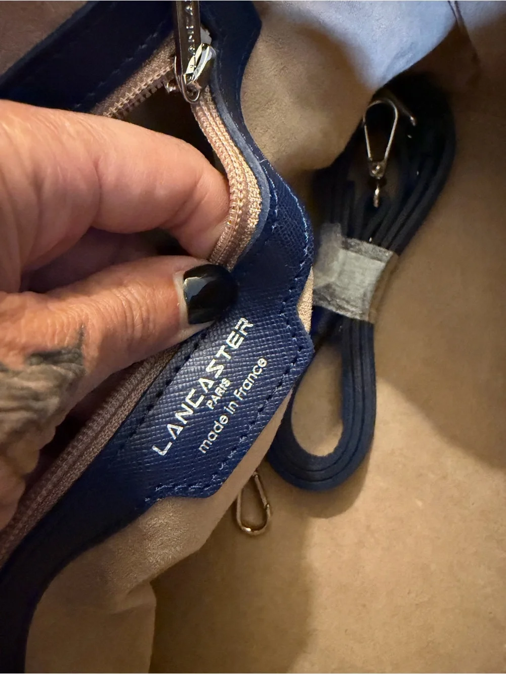 Brand New Lancaster Paris Leather Handbag (with Tags) 👜